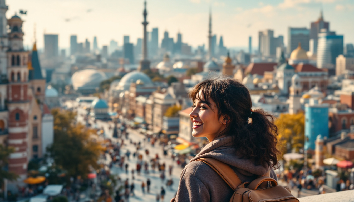 A photograph of a vibrant